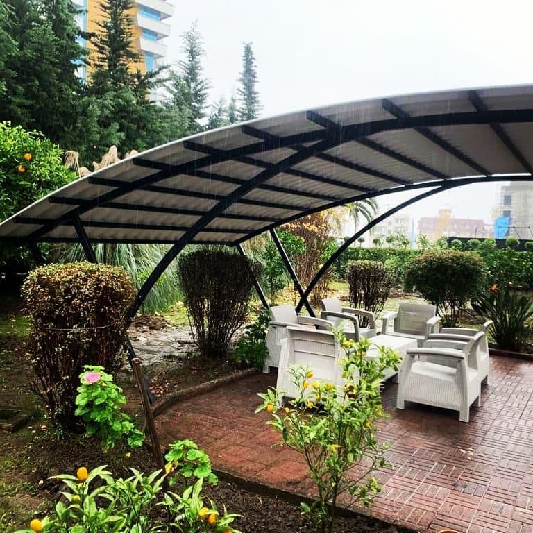 سایه سازان پلیمر طراح و تولید کننده سایبان پارکینگ UPVC در تهران