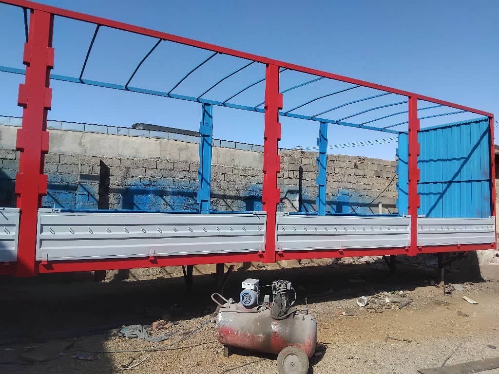 چادر سازی تریلر طلای سرخ در قاین