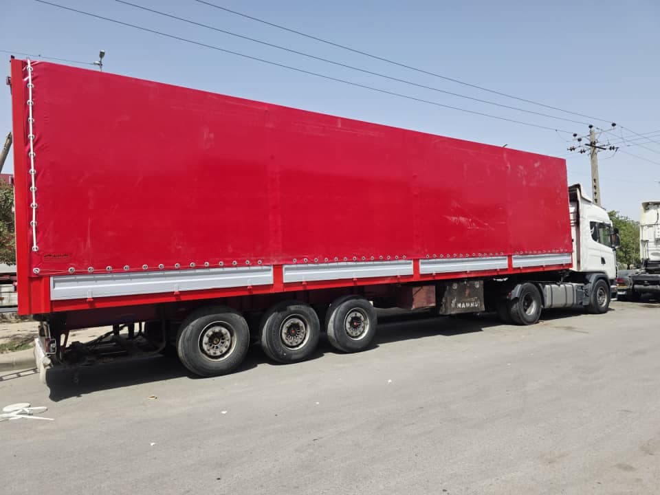 چادر سازی تریلر طلای سرخ در قاین