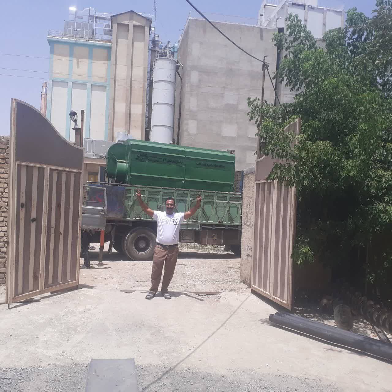 ساخت و فروش دستگاه حمل مکانیزه کاه علی حسینی همدان