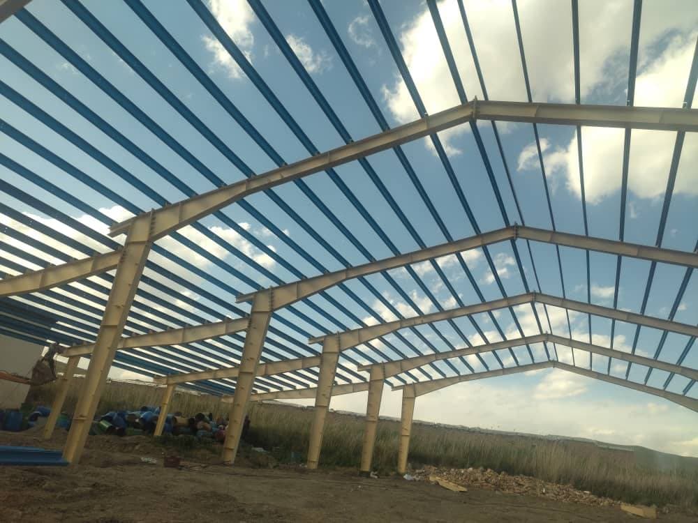 ساخت و اجرای سوله و اسکلت فلزی آذر سوله در ارومیه