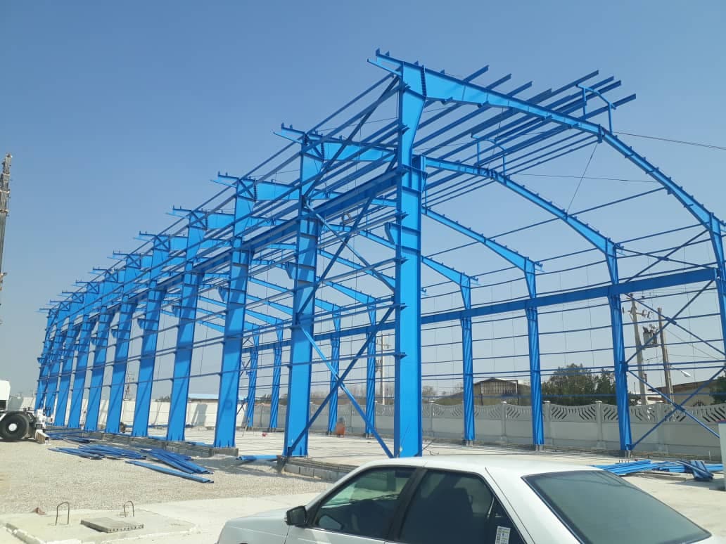 ساخت سوله و اسکلت فلزی شرکت پولاد تدبیر ساتراپ در اهواز