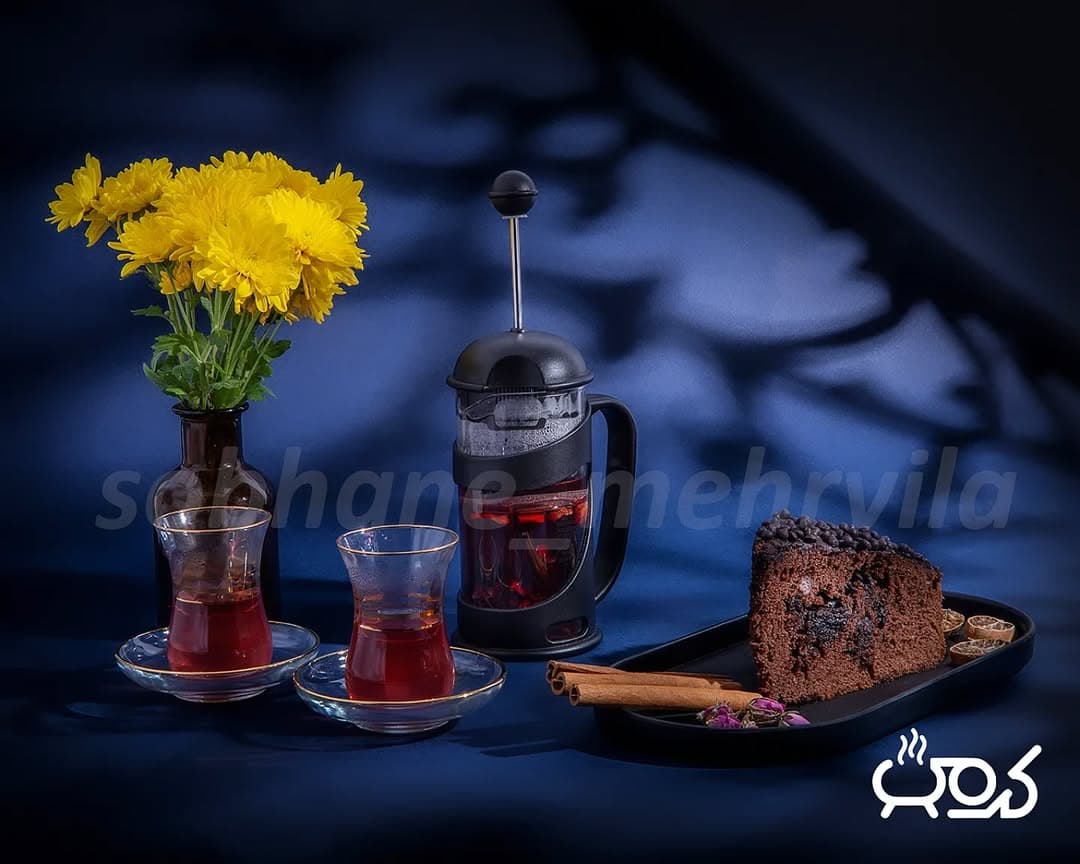 کافه صبحانه کرمی در مهر ویلا شمالی کرج