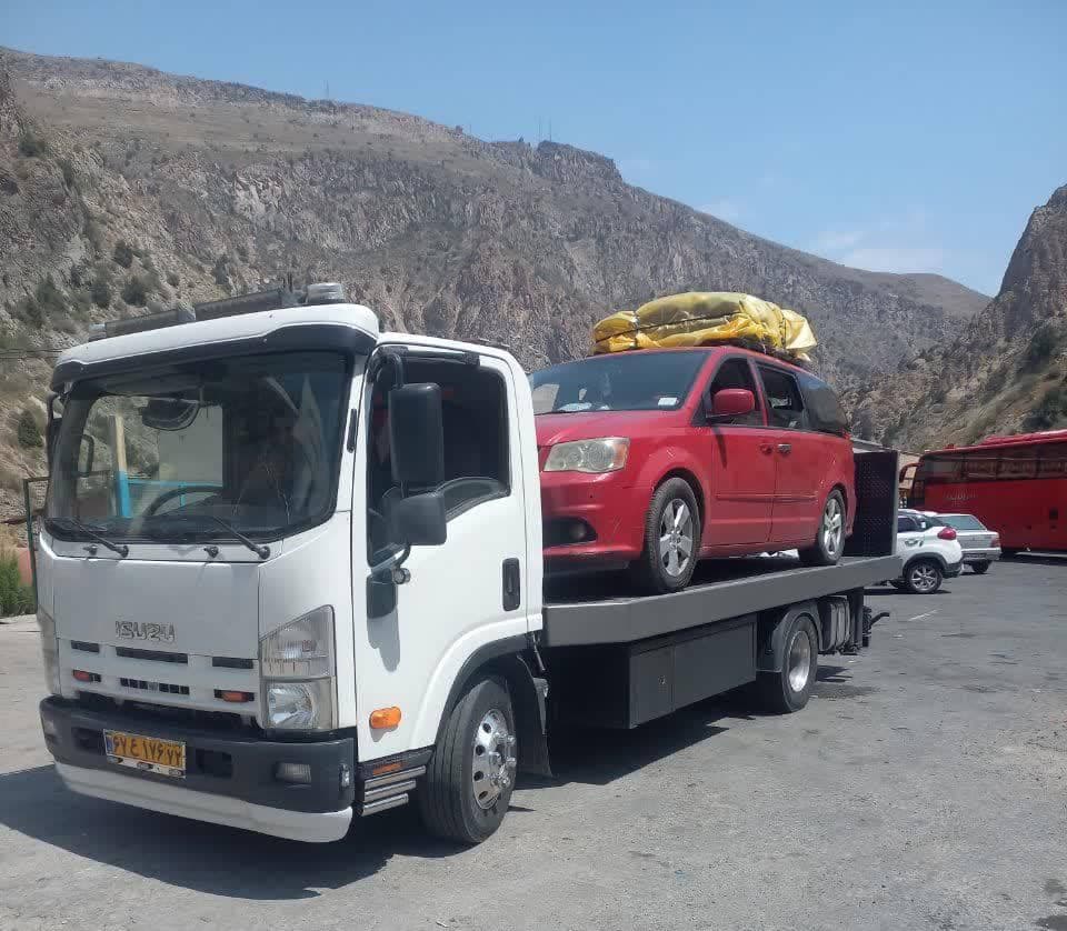 یدک کش با جرثقیل امدادخودرو علی شاکر در کاشان