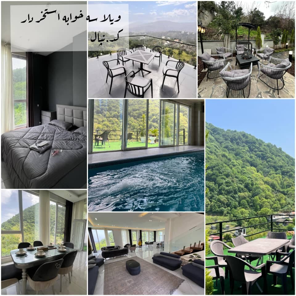 اجاره ویلا کلبه جنگلی استخردار گل محمدی رامسر