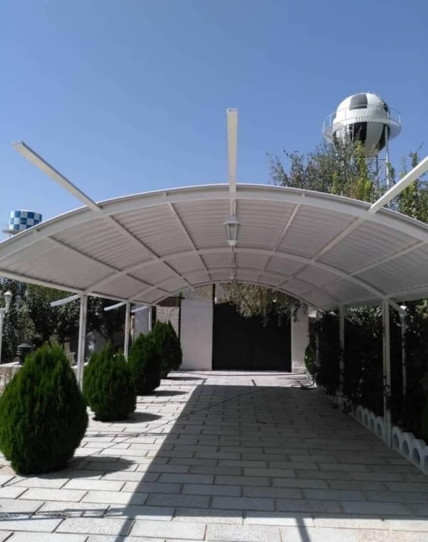 اجرای سایبان و پارکینگ های مسقف مقدم در مشهد