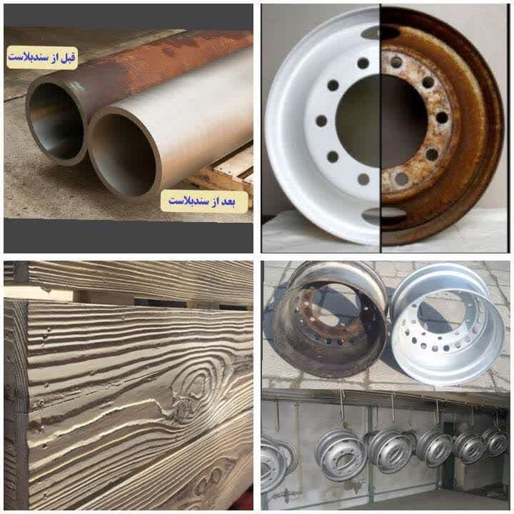 خدمات سندبلاست و لیزر غلامی در هشتگرد