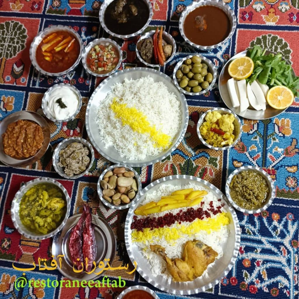 رستوران آفتاب در سنگر