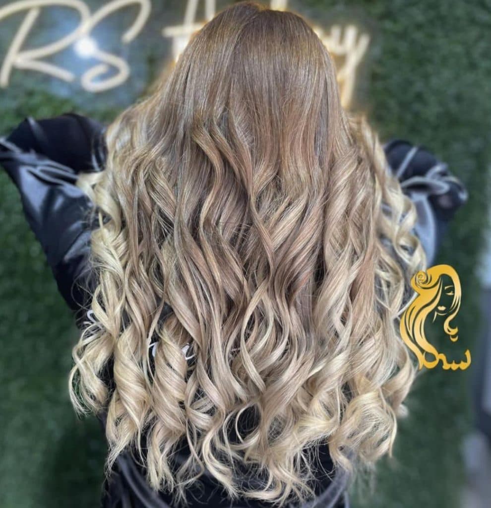 خدمات رنگ و لایت مو سما رضایی در شیراز