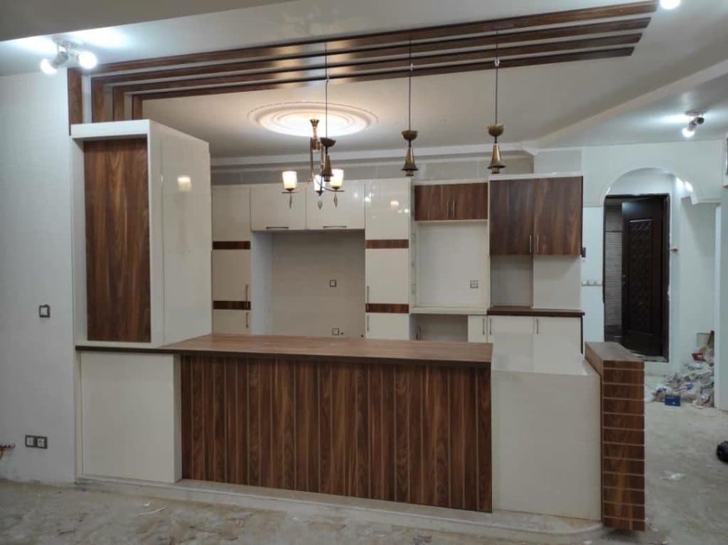 طراحی و اجرای کابینت و کمد سینا چوب در تبریز