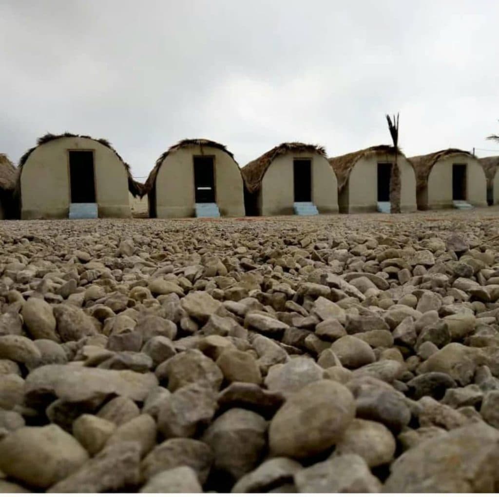 اقامتگاه بومگردی بلوچ در کنارک چابهار