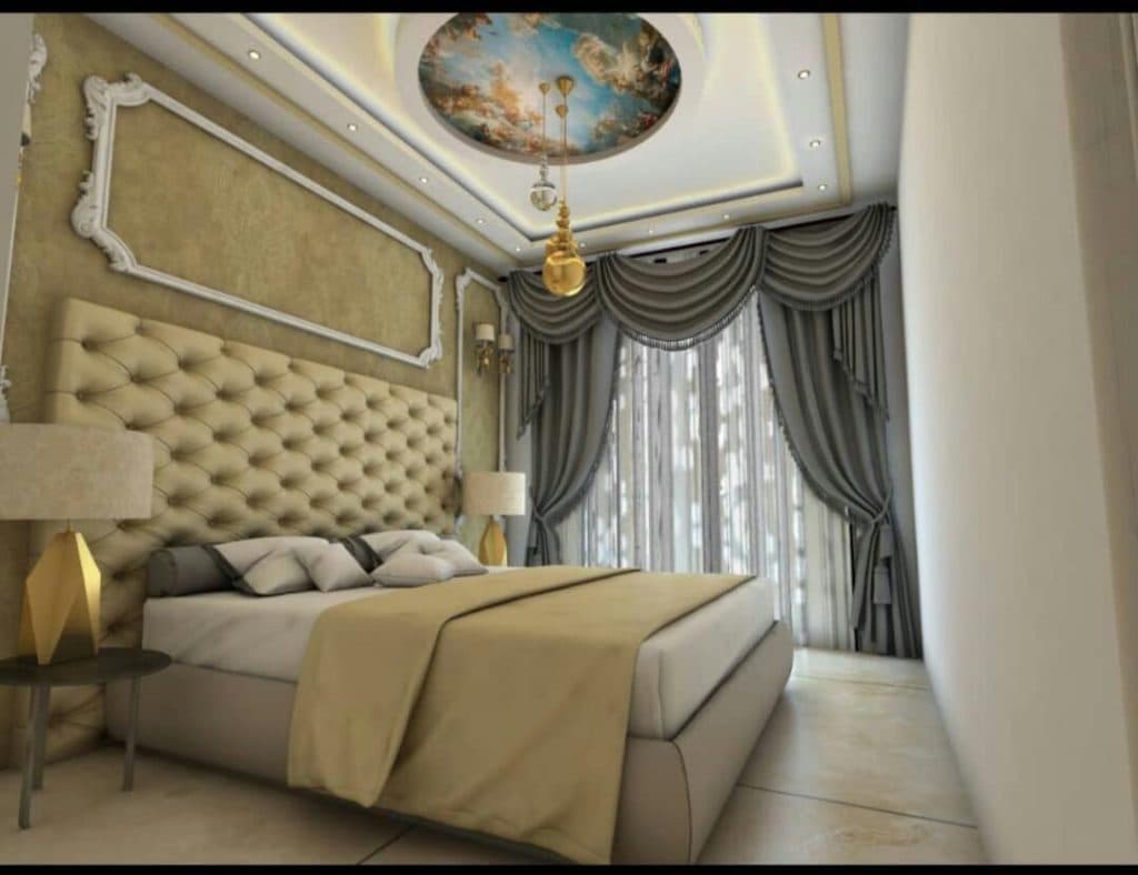 نقاشی ساختمان نوری در قلهک تهران