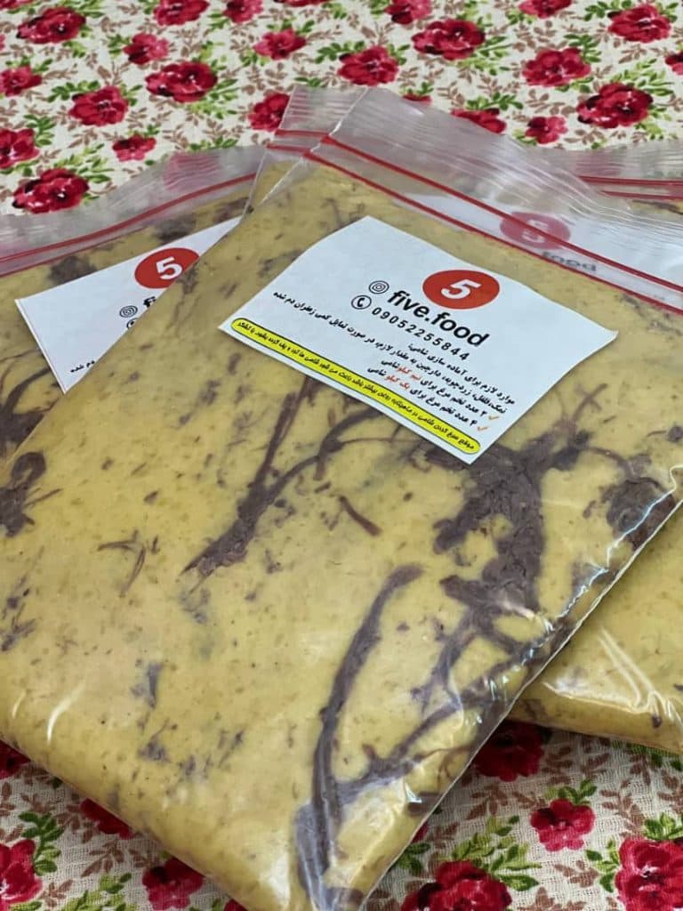 غذای خانگی و بیرون بر فایو فود ۵ در لاهیجان گیلان