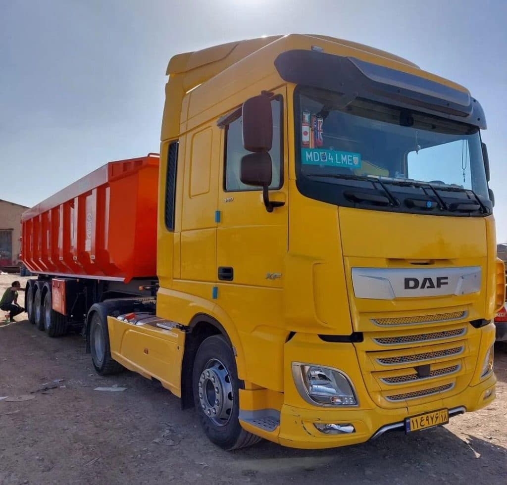 تریلی سازی ایران پارس کشاورزی در همدان