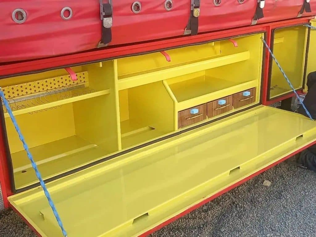 تولید و ساخت جعبه تریلر ناصر فتاح زاده در مرند