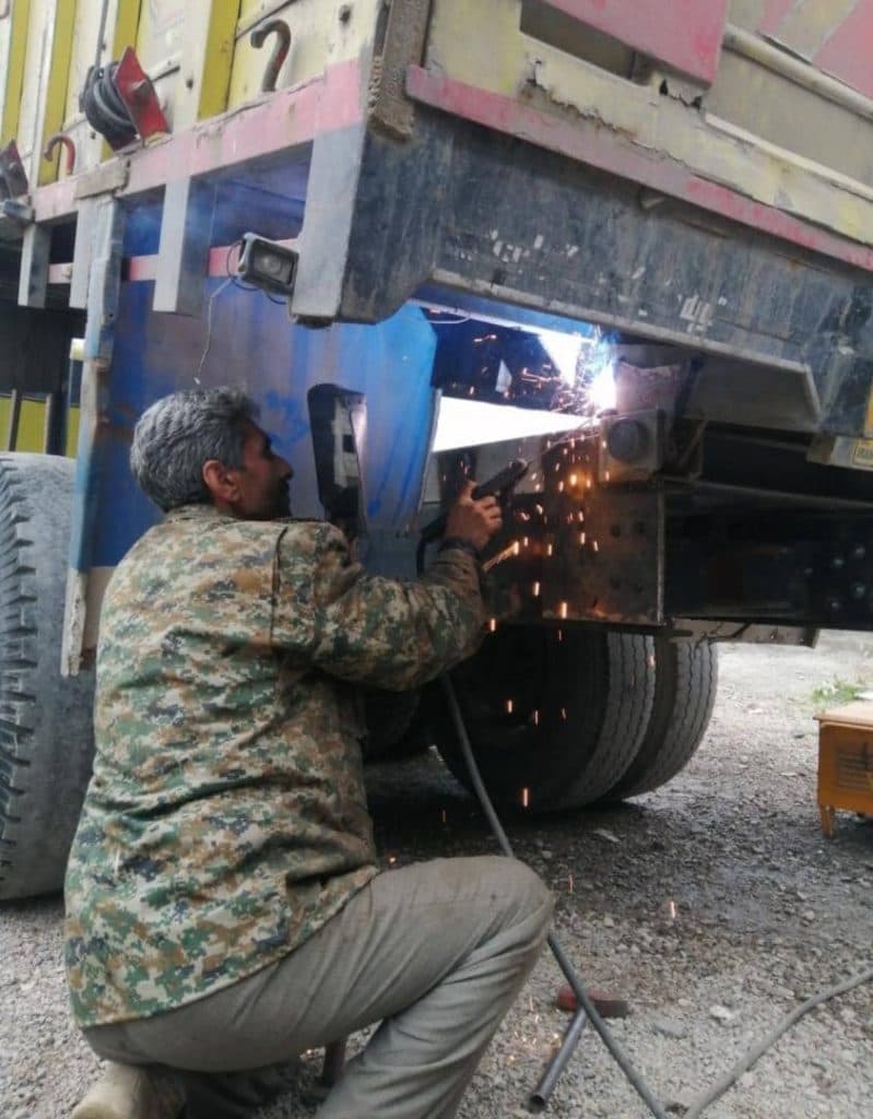 اتاق سازی و نقاشی کامیون ریکانکایی در مازندران