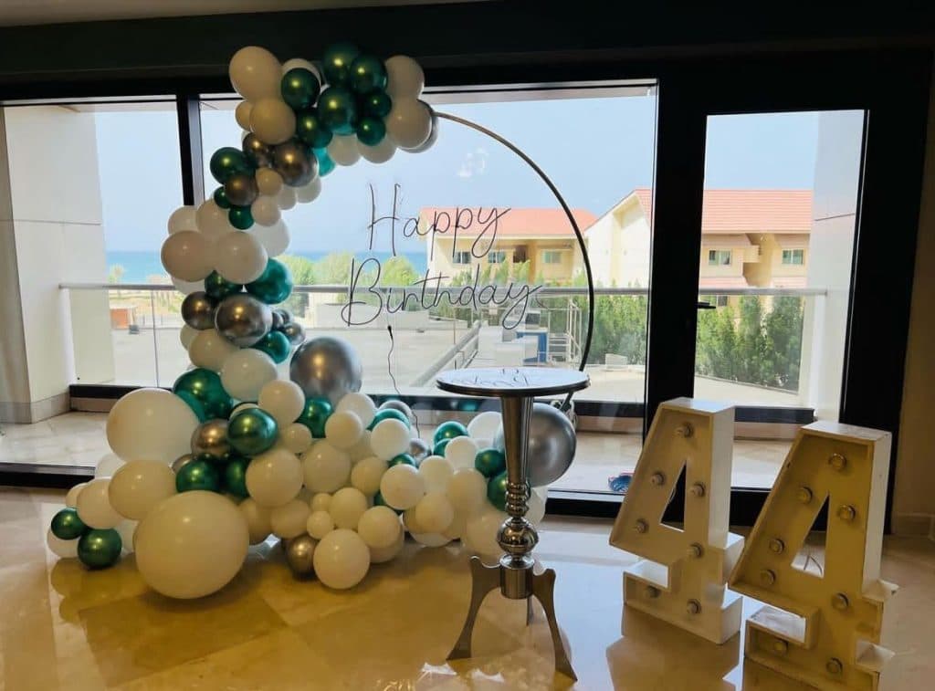 دیزاین تولد تشریفات سانیا بالن در کیش