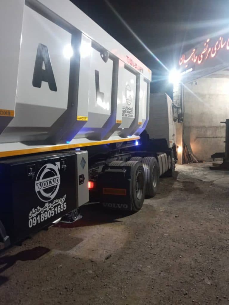 تریلی سازی کمپرسی دو و سه محور مرتضی حاجیان در همدان