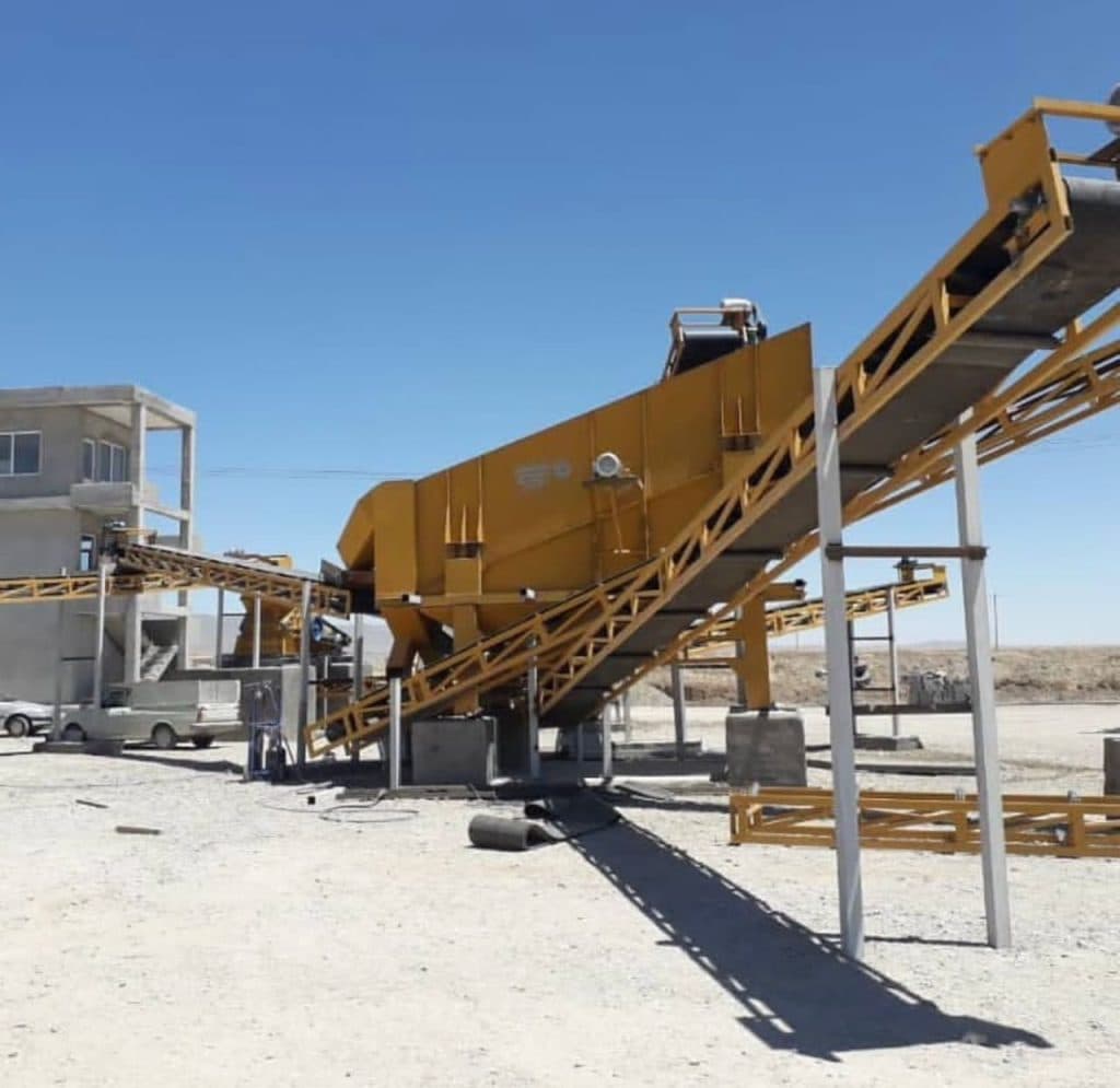 ساخت دستگاه سنگ شکن و شن و ماسه و بتن آماده منافی در تهران