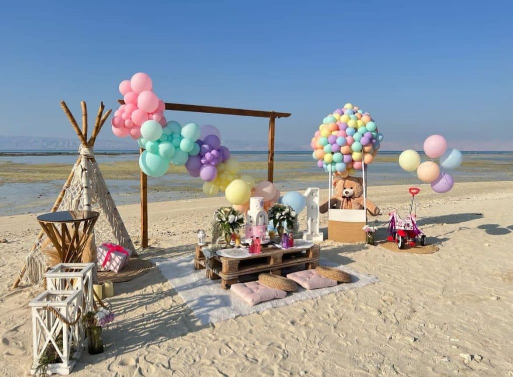 دیزاین تولد تشریفات سانیا بالن در کیش