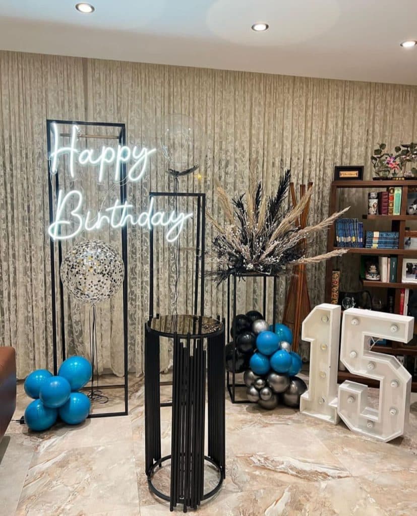 دیزاین تولد تشریفات سانیا بالن در کیش