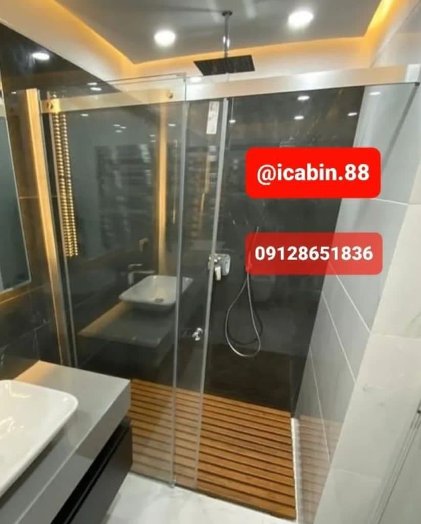 تولید و اجرای کابین دوش و پارتیشن شیشه ای آی کابین در ونک تهران