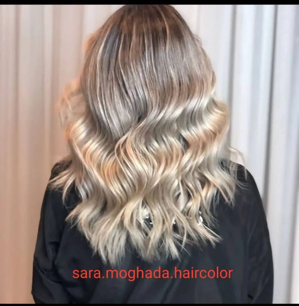 خدمات تخصصی رنگ مو سارا مقدم در مشهد