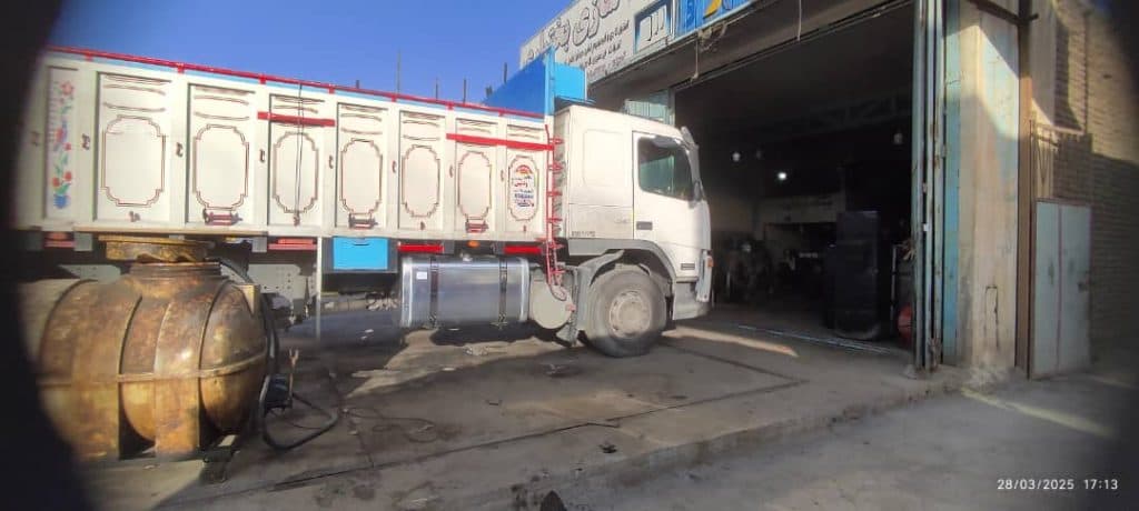 باکسازی ماشین سنگین بختیاری در خرم آباد