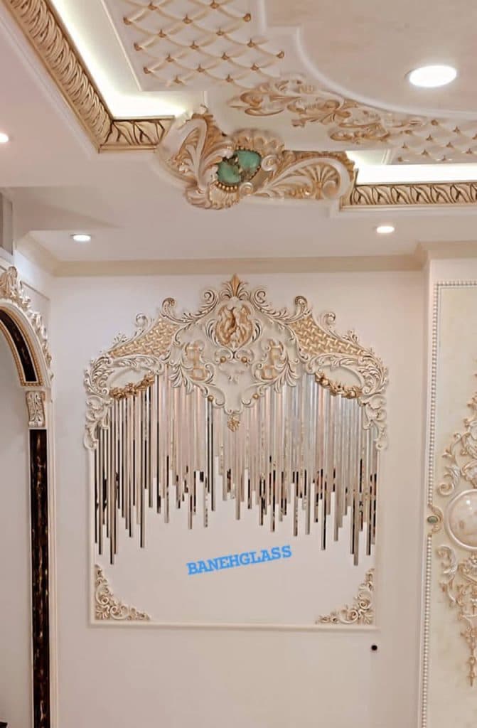 تولید و اجرا آیینه دکوراتیو و حکاکی شیشه و آیینه بانه گلس در بانه کردستان