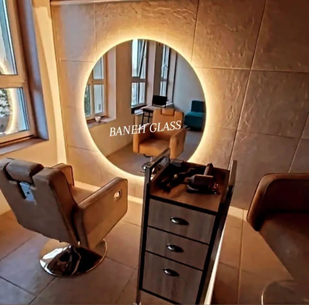 تولید و اجرا آیینه دکوراتیو و حکاکی شیشه و آیینه بانه گلس در بانه کردستان
