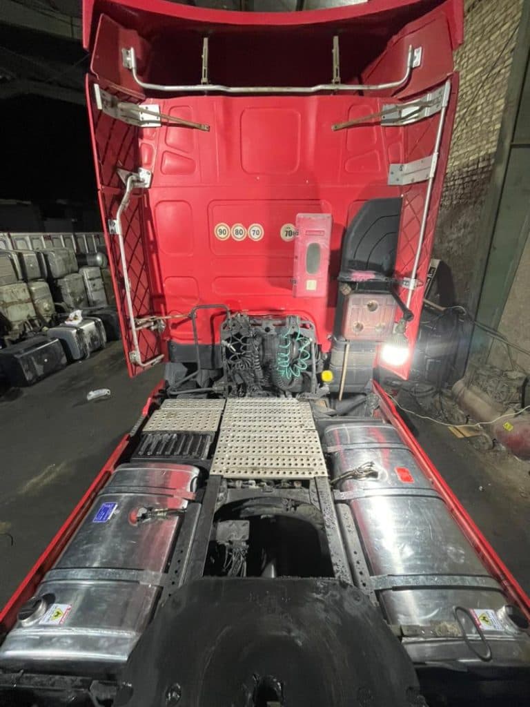 باکسازی کامیون و تریلی آواره در یزد