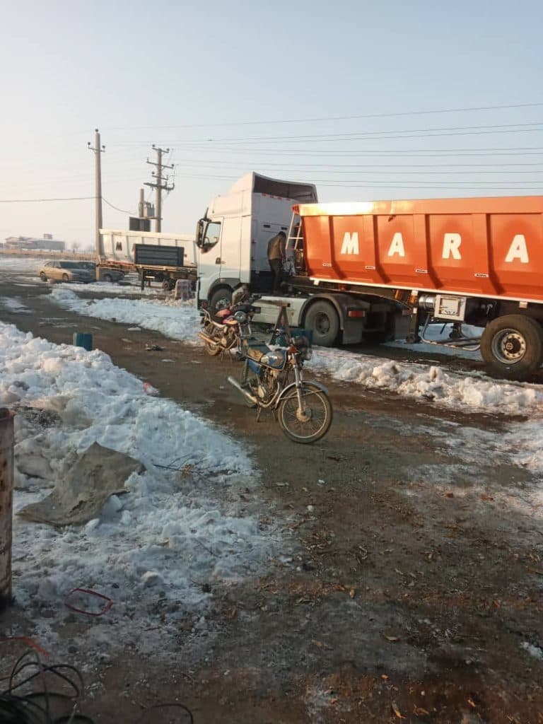 تریلی سازی کمپرسی دو و سه محور مرتضی حاجیان در همدان