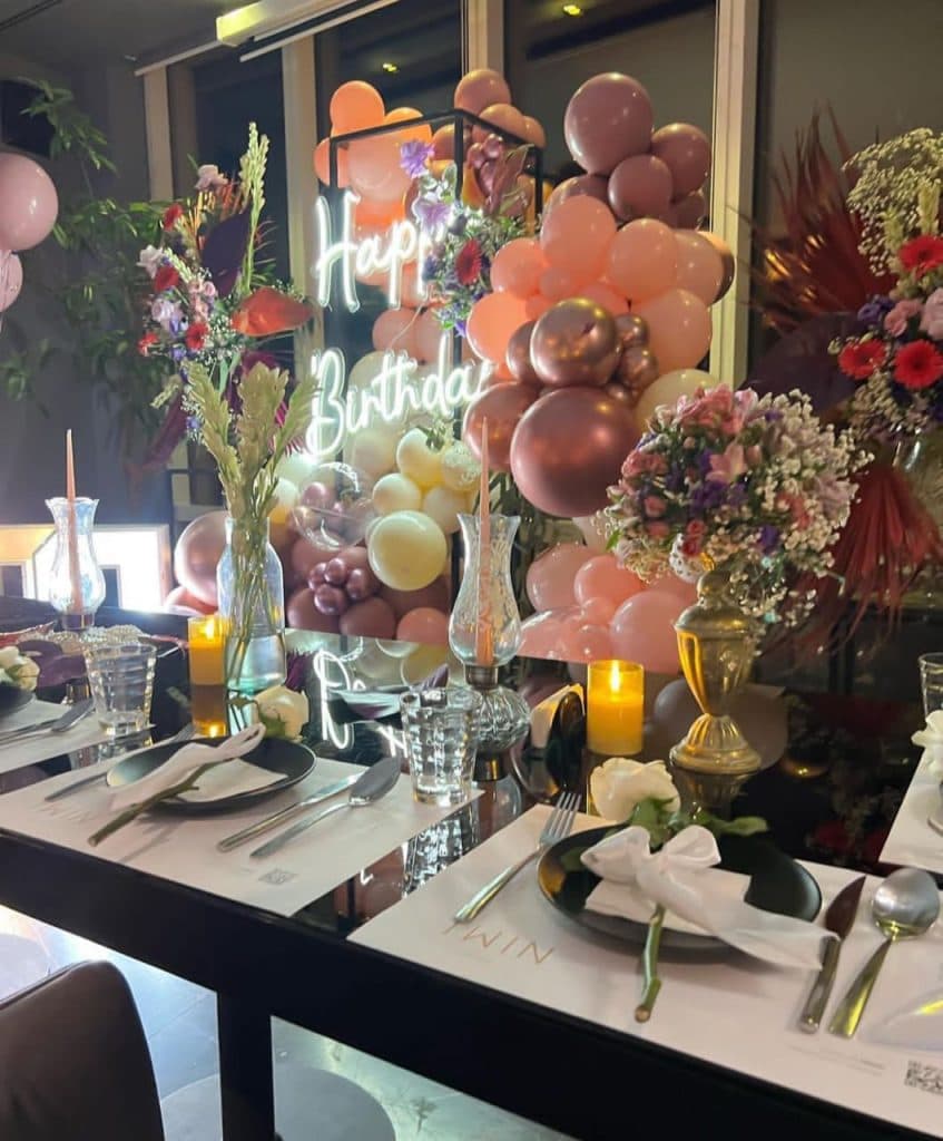 دیزاین تولد تشریفات سانیا بالن در کیش