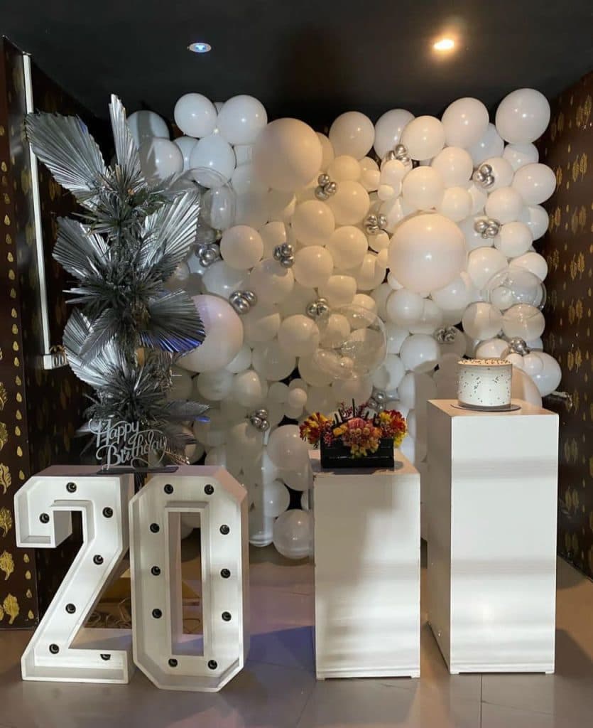 دیزاین تولد تشریفات سانیا بالن در کیش