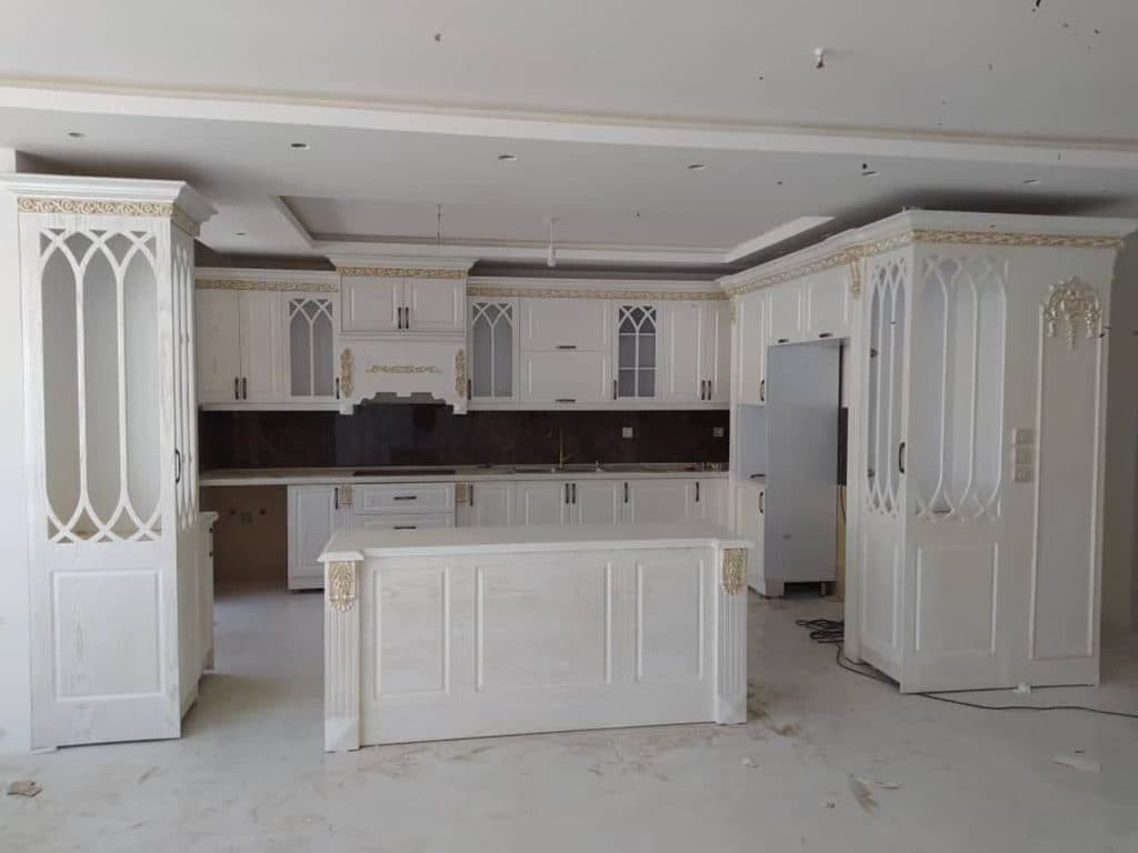 طراحی و دکوراسیون داخلی و کابینت سازی چهار چوب نوین در نور