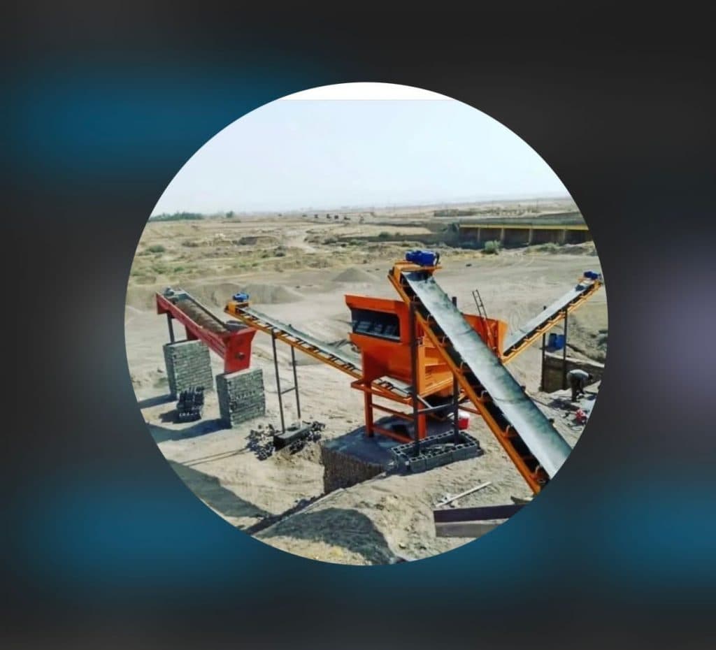 ساخت و تعمیرات تاسیسات شن و ماسه زرین سنگ شکن آراد در تهران