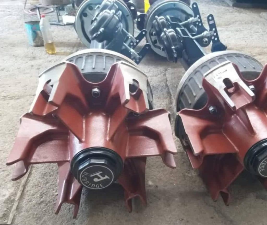 ساخت تریلی کمپرسی دو و سه محور متین کمپرس در همدان