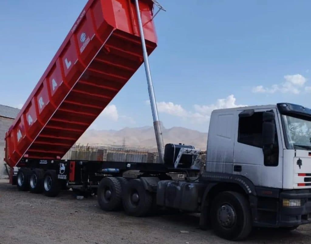 تریلی سازی کمپرسی دو و سه محور مرتضی حاجیان در همدان