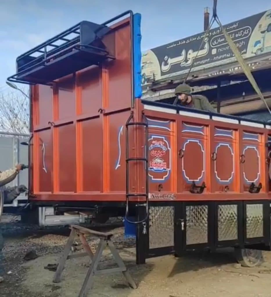 اتاق سازی باری ماشین سنگین و باری کمپرسی نوین در بوکان آذربایجان غربی