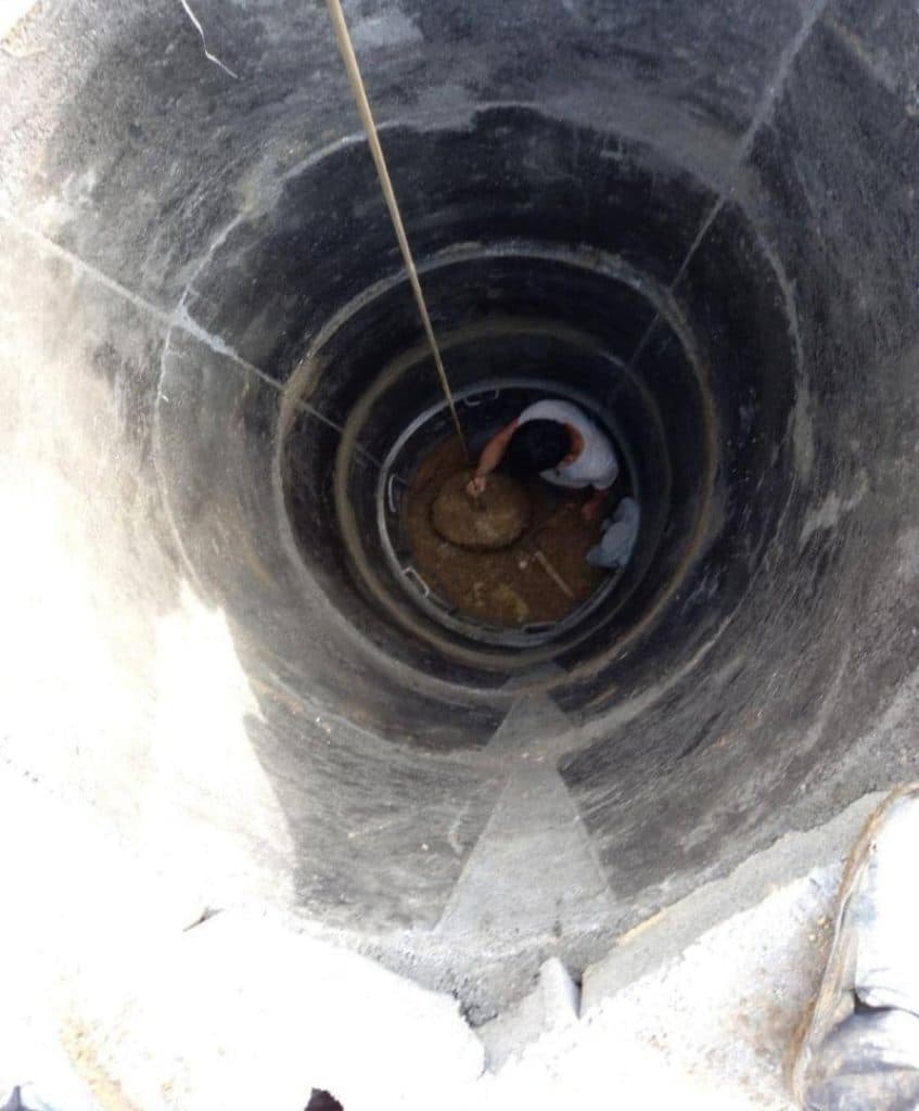 چاه کنی شمع کوبی و دیوار چینی عباس مرادی در بابل