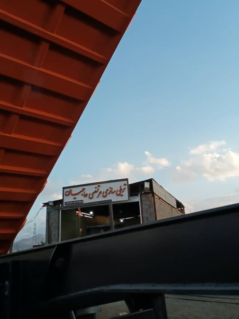 تریلی سازی کمپرسی دو و سه محور مرتضی حاجیان در همدان