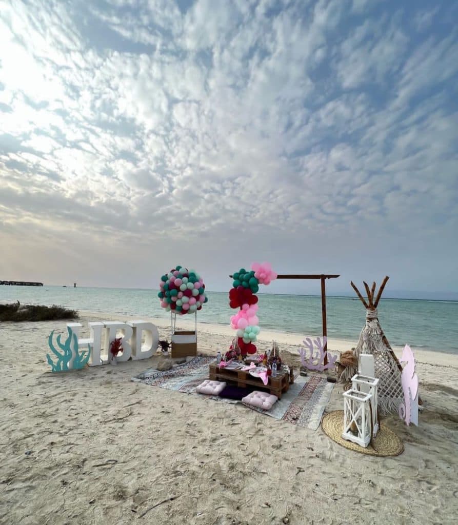 دیزاین تولد تشریفات سانیا بالن در کیش