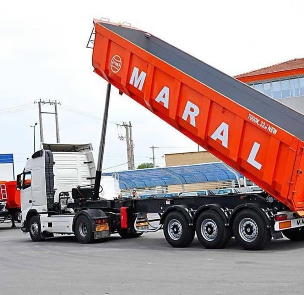 ساخت تریلی کمپرسی دو و سه محور متین کمپرس در همدان