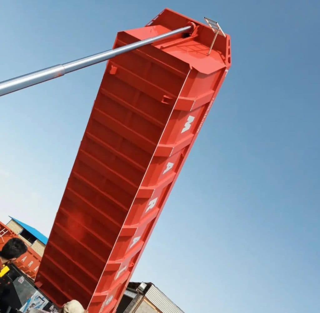 تریلی سازی کمپرسی دو و سه محور مرتضی حاجیان در همدان