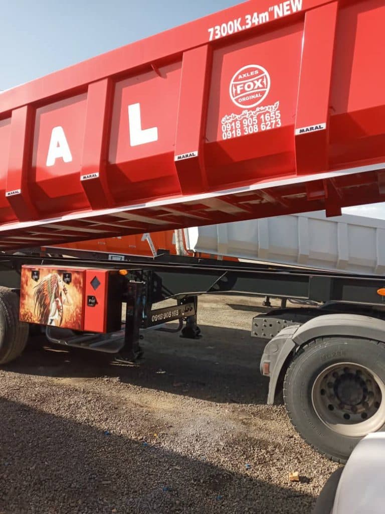 تریلی سازی کمپرسی دو و سه محور مرتضی حاجیان در همدان