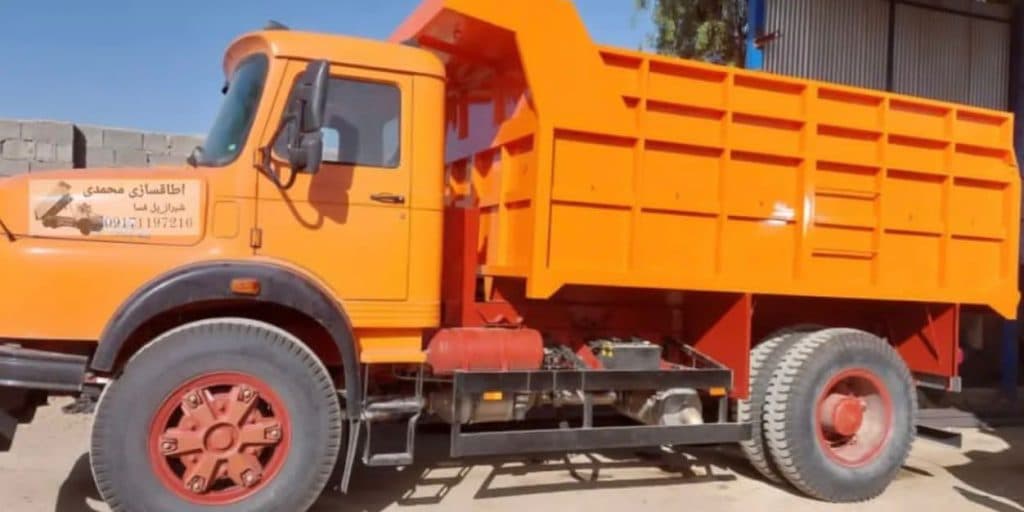 اتاق سازی کمپرسی ماشین سنگین محمدی در شیراز