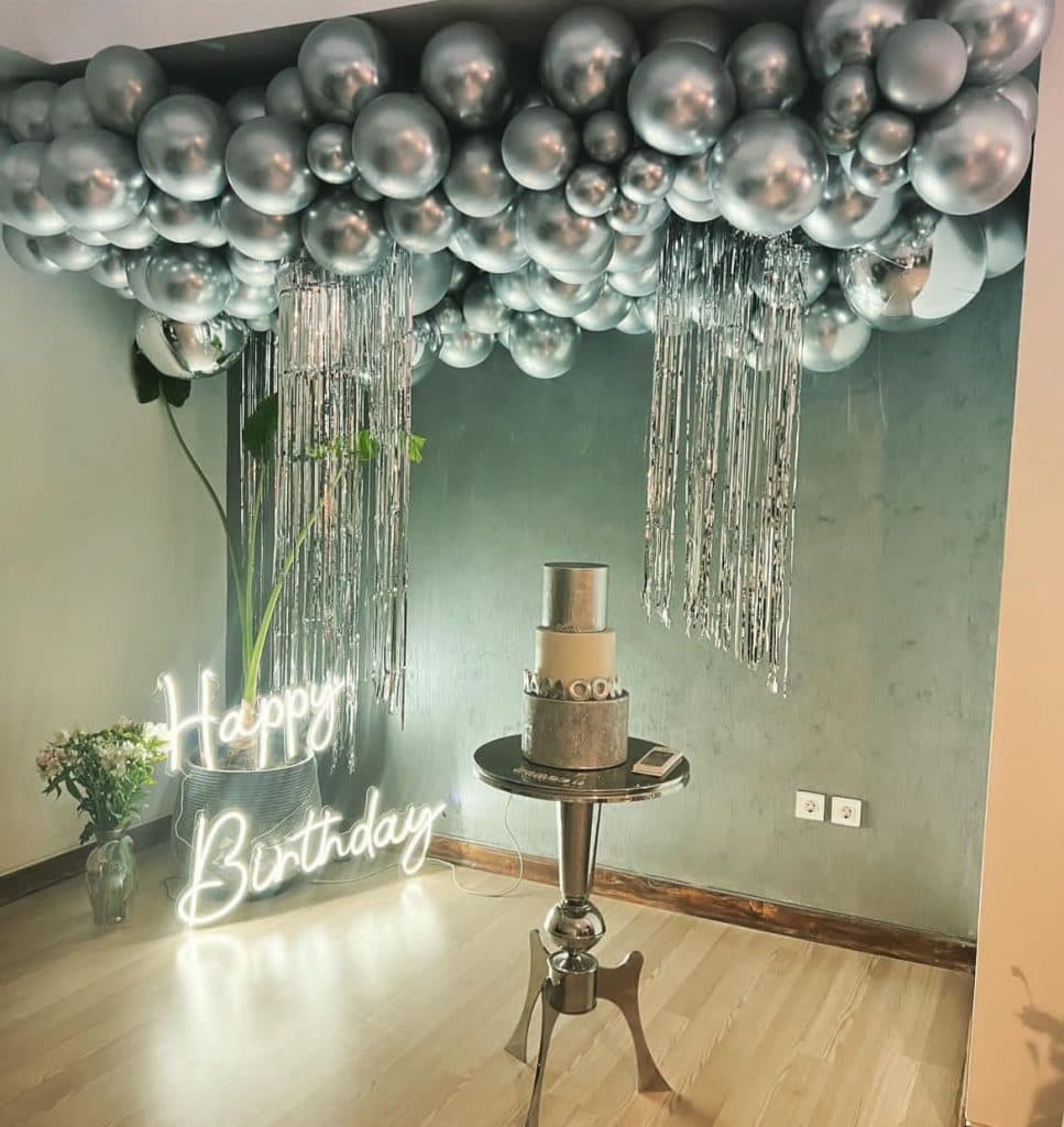 دیزاین تولد تشریفات سانیا بالن در کیش