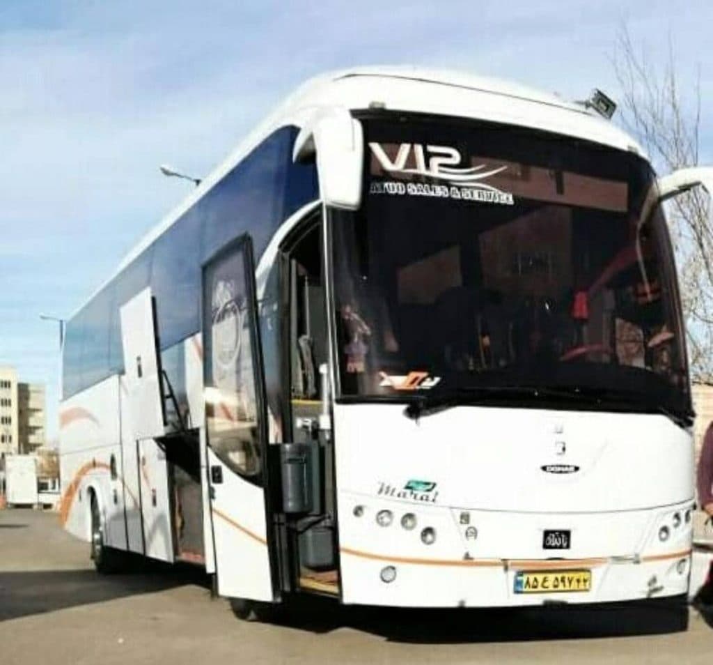 نمایشگاه اتوبوس سینا در تهران