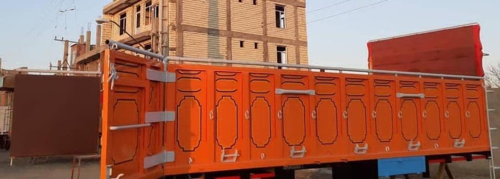 اتاق سازی کامیون باری ماندگار در میاندوآب آذربایجان غربی