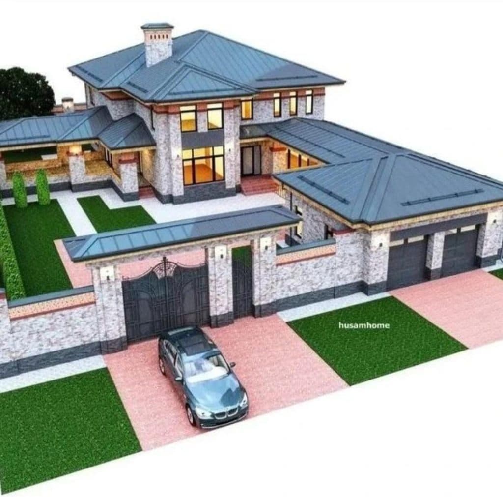 طراحی ویلاسازی و محوطه سازی شرکت پایدار بتن در متل قو